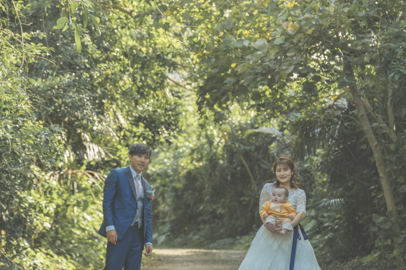 お子様も一緒に！ビーチと大自然で撮影♪