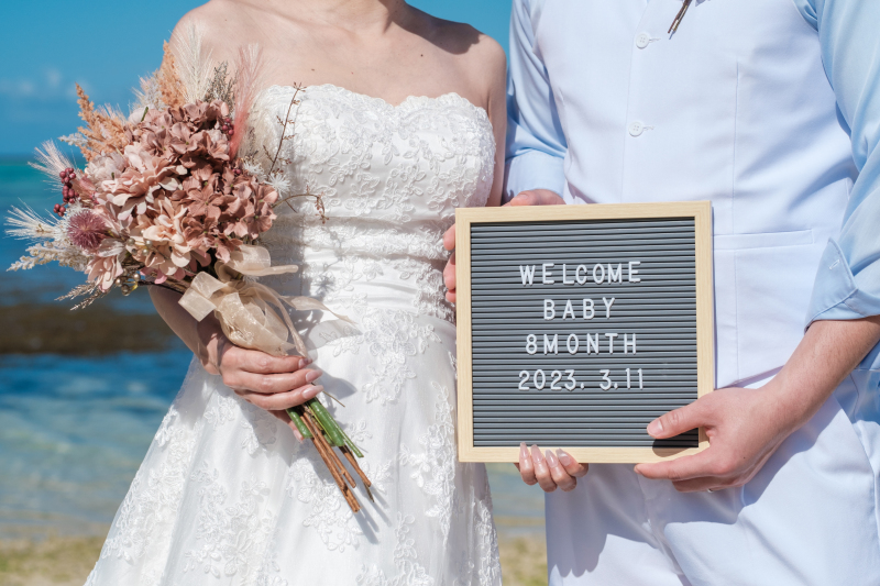 ウェディングフォト×マタニティ