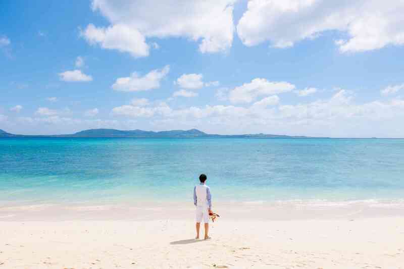 ビーチにてソロショットその1