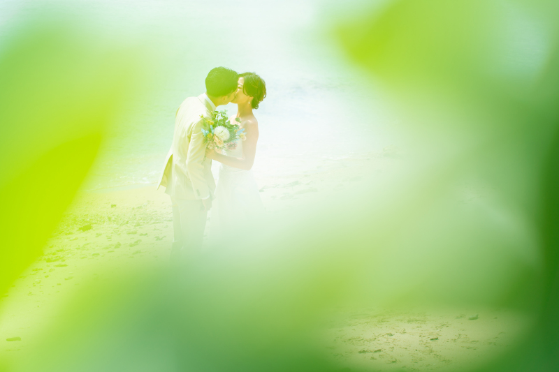 グリーンの隙から