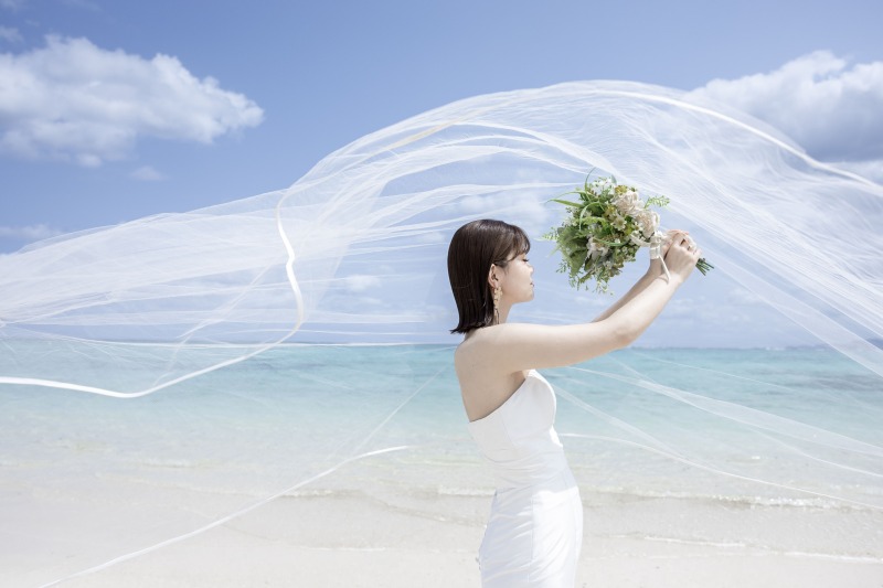 新婦様のソロショット