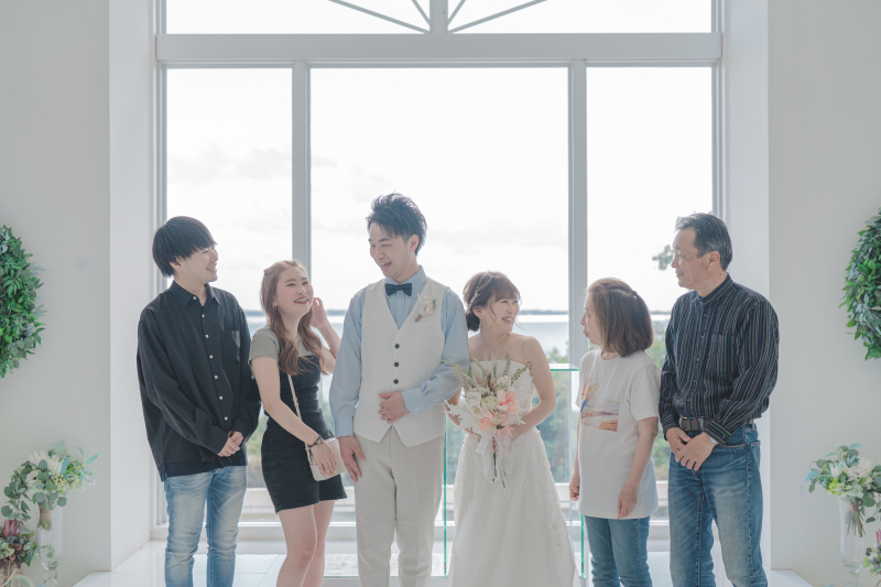 ご家族も一緒に！チャペル、ビーチ、サンセット