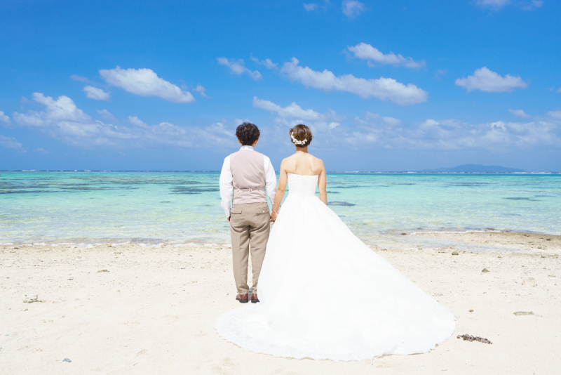 まずはビーチから!