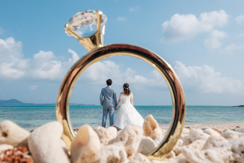 指輪の中のおふたり