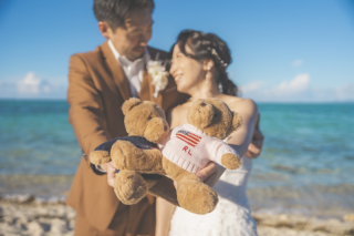 くまのぬいぐるみと