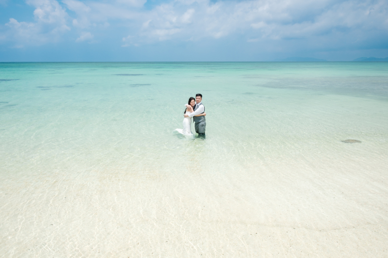 海の中も楽しんで