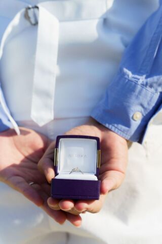 海辺でサプライズ！