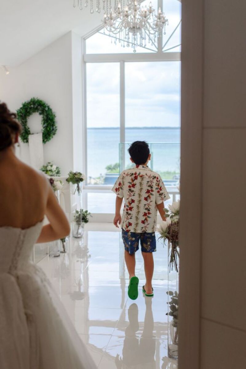 チャペルに最初に入場したのは