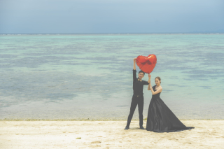 お持込みのブラックドレスで撮影♪