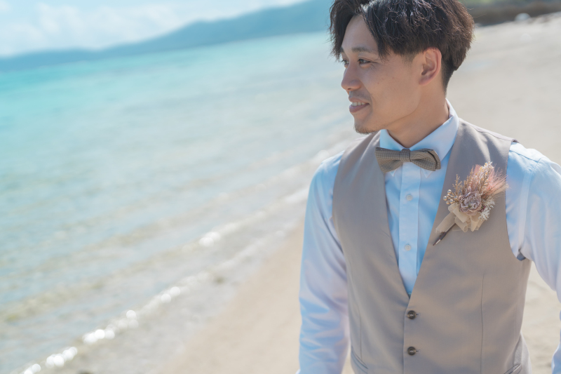 新郎様のソロショット