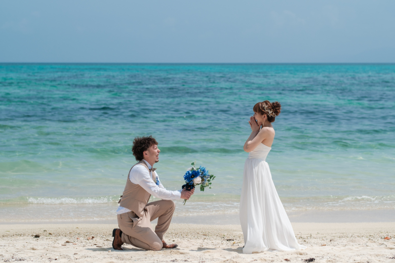 プロポーズシーン