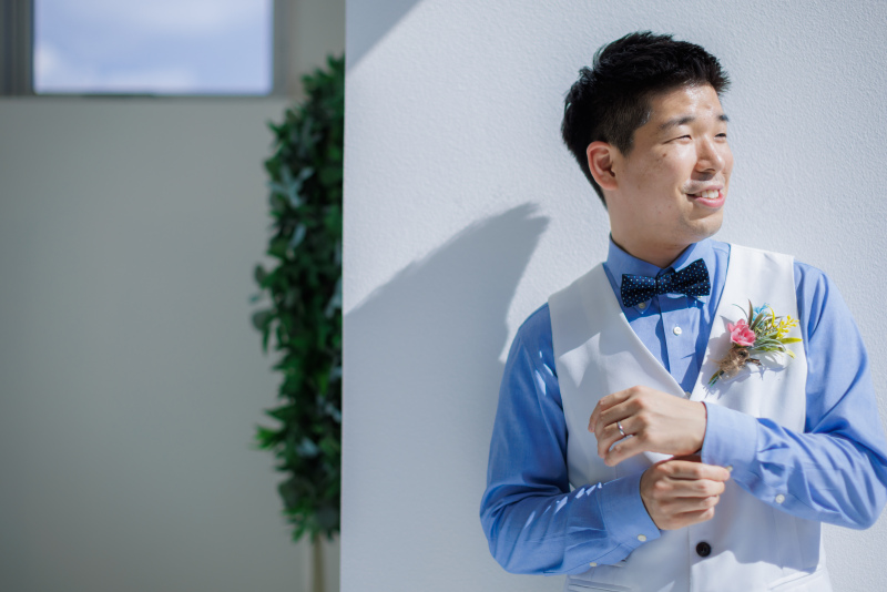 新郎さまも!