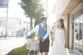 持ち込みアイテムでおふたりらしさが溢れる撮影☆