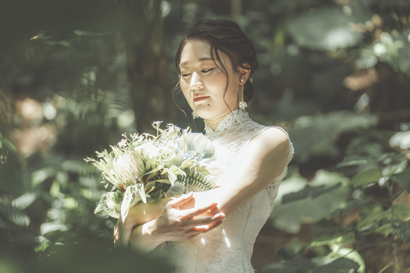 ブーケを抱きしめて