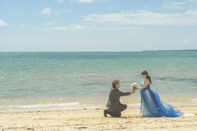 プロポーズシーンを再現