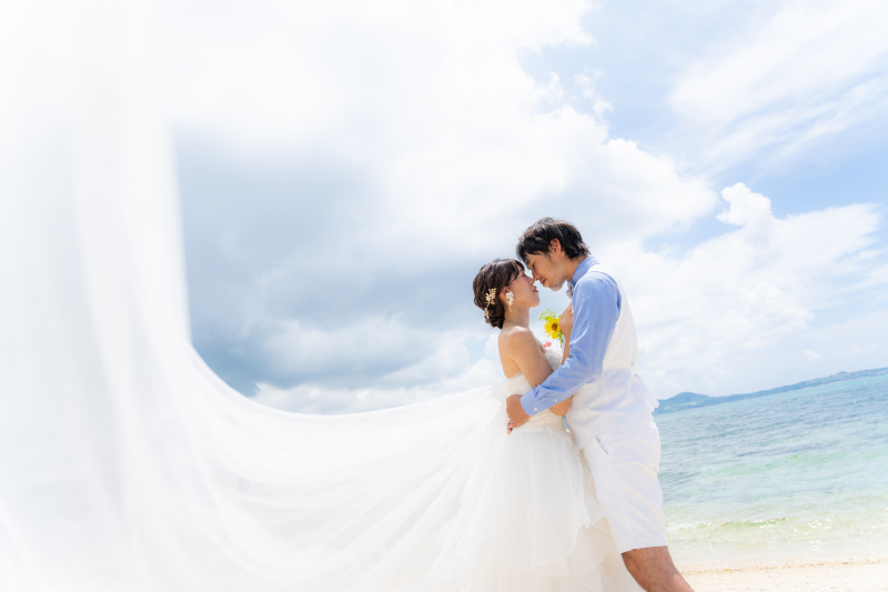 ウェディングベールと