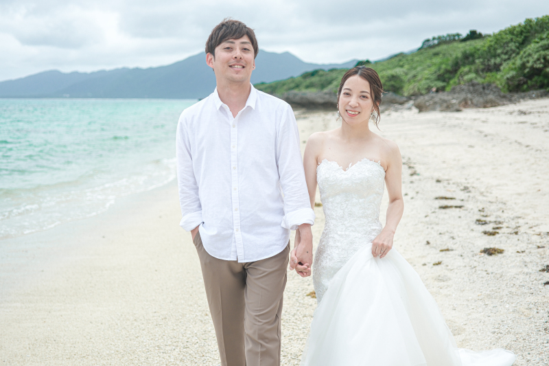 ビーチをお散歩