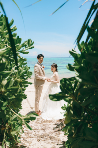 近距離で撮りやすい！＊天然ビーチ＋グリーンコミコミ150カットプラン