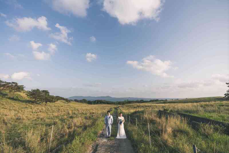 牧場ののどかな道で♪