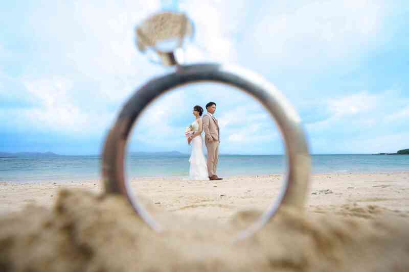 リングを使った遠近法ショットも！