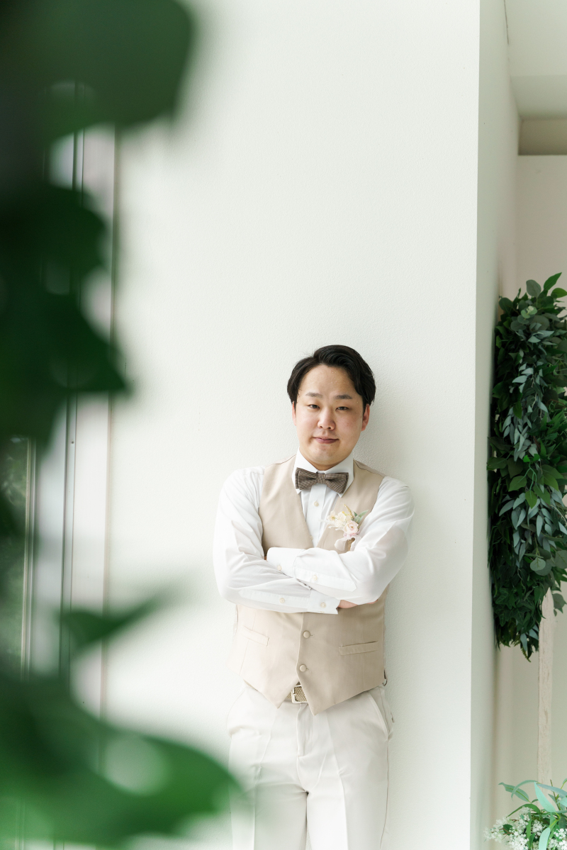新郎様ソロショット
