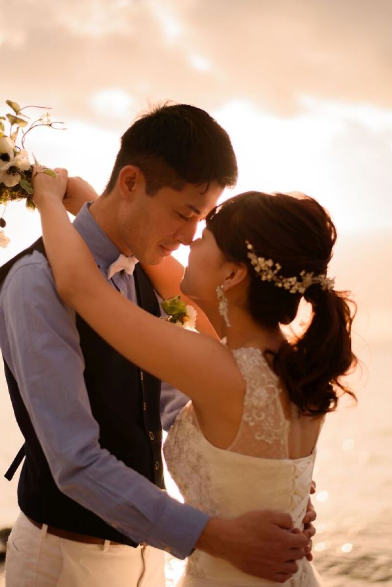 神秘的なサンセット撮影