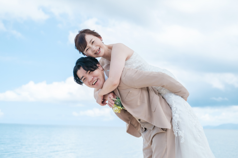 おんぶショット