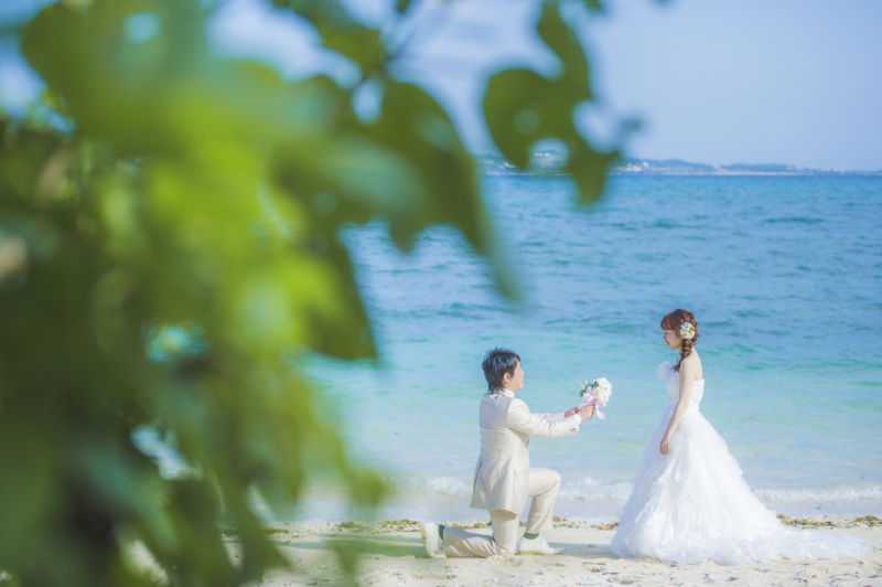 海辺で^^