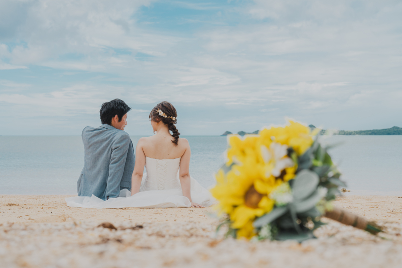 向日葵のブーケ