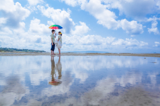 プライベートビーチでの撮影☆