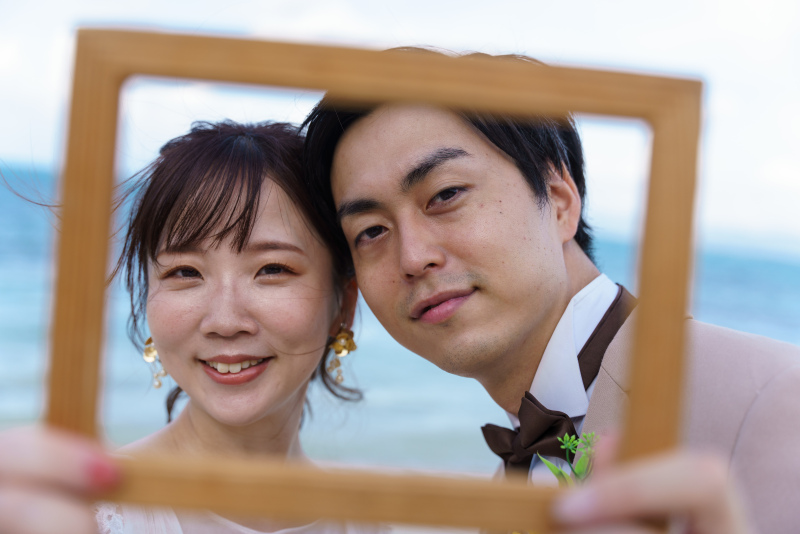 最後はフレームで