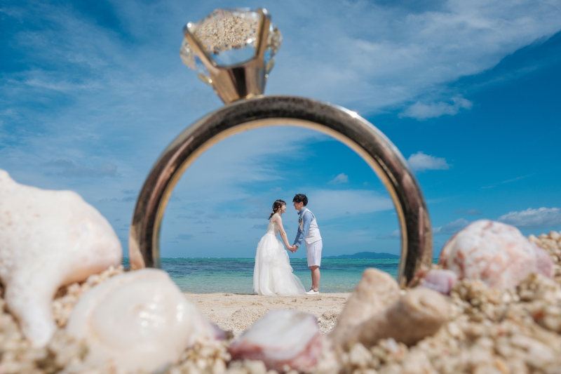 指輪の中のおふたり