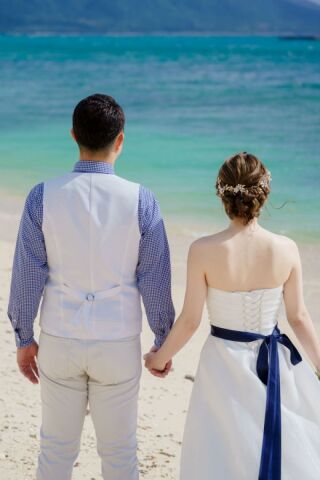 エメラルドグリーンの海で♡