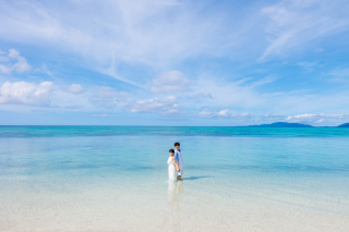 真夏のビーチ、ウォーターイン！！