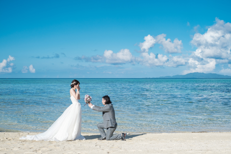 プロポーズシーンを再現