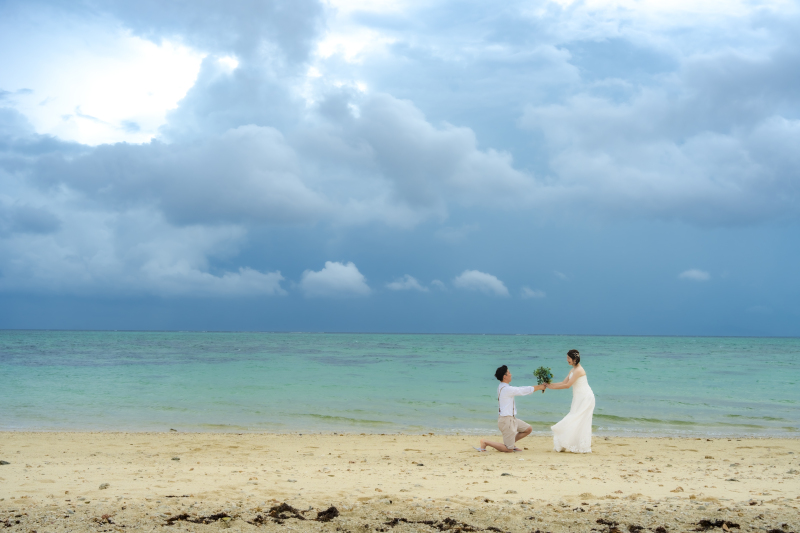 曇りでも青い!石垣島の海