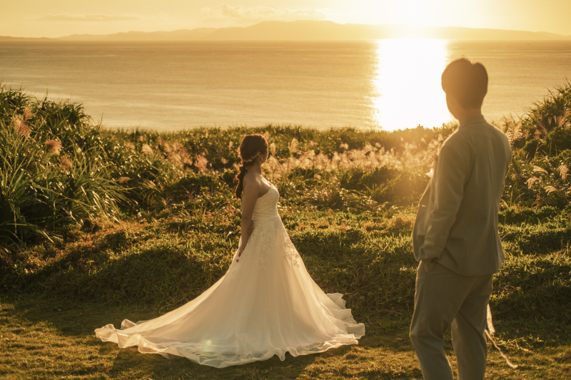 景色を楽しんで