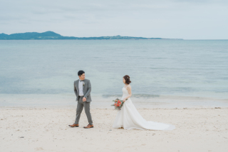 お持込みブーケが可愛い♡