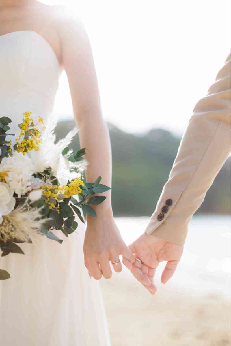 手繋ぎショット！