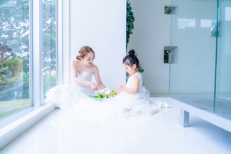 ソロウェディング×家族フォト