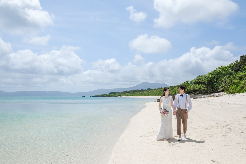 波打ち際を歩いて