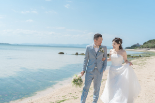 ご家族も一緒に撮影！チャペル、ビーチプラン