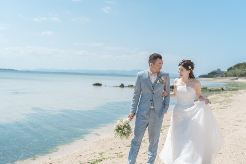 ご家族も一緒に撮影！チャペル、ビーチプラン