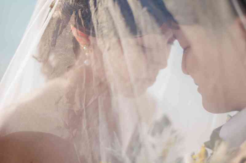 ベールかぶっちゃって♪