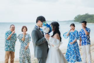 ご家族も一緒にウェディングフォト♪
