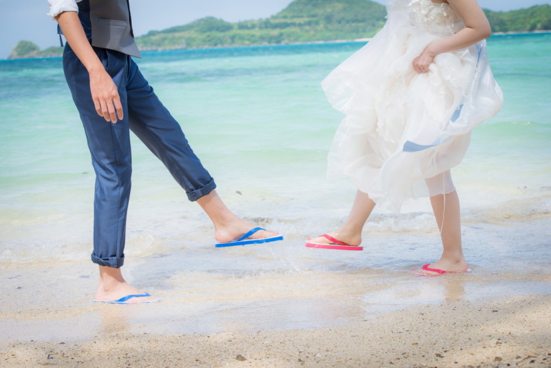 思わず入りたくなる透明度の高さ！