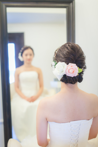 シンプルなお衣裳