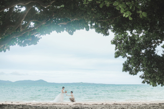 優しい雰囲気のビーチフォト