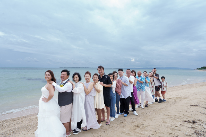 ビーチでも家族と一緒に！