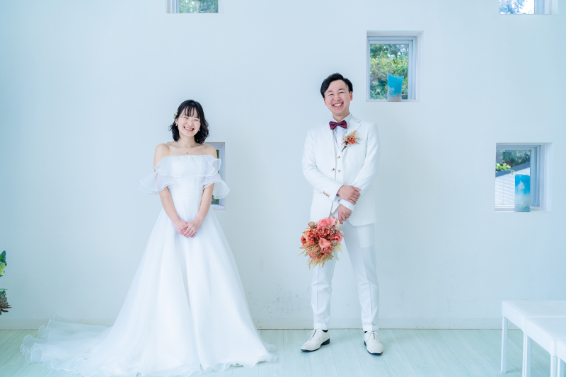 チャペルから撮影スタート